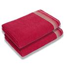 2 Toalhas De Banho Luxury Soft Beka Luxo Cereja