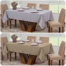 2 Toalhas De Mesa Luxo Retangular 8 Lugares Jacquard Buffet Festas Decoração Restaurante Cozinha