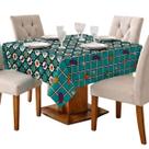 2 Toalhas de Mesa Quadrada 4 Cadeiras 1,45M x 1,45M Estampada Oxford Festa Buffet
