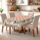 2 Toalhas para Mesa Estampada Grande 1,45 x 2,50 Estampada Retangular Oxford Acabamento em Bainha