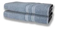2 Toalhas Super Felpudas Grande E Grossa Algodão 80x150 Azul