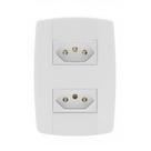 2 tomadas 10a 250v separadas monobloco - ilumi
