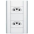2 Tomadas 20A 250 Volts com Placa Modulare - 1434 - FAME