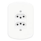 2 Tomadas 2p+t 10a 250 Volts Distanciadas Blanc - 1353 - Fame 2 Tomadas 10a C-placa Blanc 1353 Fame 2 Tomadas 2p+t 10a 250 Volts Distanciadas Blanc - 1353 - Fame 2 Tomadas 10a C-placa Blanc 1353 Fame