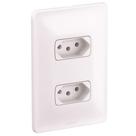 2 Tomadas 2P+T 4X2 10A 250V Zeffia - 680111 - PIAL