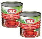 2 Tomate Pelado Inteiro Lata Olé 2,5kg Liquido Drenado 1,5kg