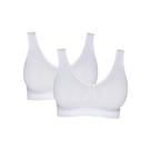 2 Top Sem Bojo Hanes De Academia Liso Feminino