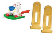 2 Travas Do Ponei Na Base R/1107 Amarela (pvc) Bandeirante