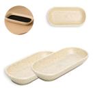2 Travessas Cerâmica Prato Petisqueira Retangular 16cm Luxo