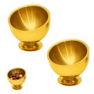 2 Travessas Tigela Inclinada Buffet Inox 22cm Bomboniere Obliqua