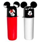 2 Tubos Giratórios Minnie e Mickey p/ Pasta e Itens Higiene