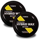 2 Un Automotiva Carnaúba Hybrid Wax Brilho E Proteção 120ml Vonixx