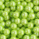 2 Un Confeito comestível Sugar Beads 10mm Verde Cupcakes