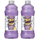 2 Un Desinfetante Lavanda e Melaleuca Extratos Naturais Sanol 2 Litros