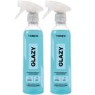 2 Un Glazy Limpador De Vidros 500ml Limpa Vonixx