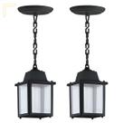 2 Un Luminaria Pendente Externo Colonial Preto Alz14