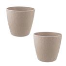 2 un Vaso plantas colmeia decorativo flores G CINZA