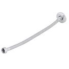 2 Und. Engate Mangueira Flexível Trançado Aço Inox 40cm Quente Fria Cor: Prateado CasaGrande Mundial - Um Novo Conceito.