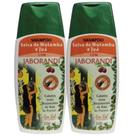 2 Und JABORANDI Shampoo Seiva de mutamba e Juá Sem Sal 200ml