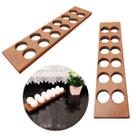 2 UND Porta 12 Ovos Madeira Suporte Organizador Dispenser