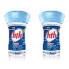 2 Unid Cloro Flutuador De Piscina Hth Ação Imediata 830g