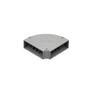 2 UNID CURVA HORIZONTAL ALUMINIO INJETADO 90º 25MM BRANCO DUTOTEC DT35130.01