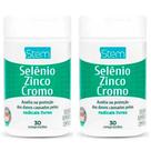 2 UNID.SELÊNIO-ZINCO-CROMO 30 comprimidos - Stem Pharmaceutical