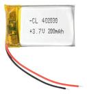 2 Unidades 402030 C/ 2 Fios 3,7v 200mah 4mm X 20mm X 30mm 2 Unidades 402030 C/ 2 Fios 3,7v 200mah 4mm X 20mm X 30mm