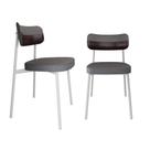 2 Unidades Cadeira Alloa fixa C/4 Pés 50 X 44,7 X 83,8 cm Pés Brancos
