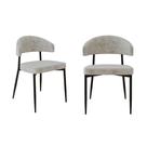 2 Unidades Cadeira Bless Fixa C/4 Pés 53 X 55 X 78cm. Lautrec Off White Lautrec Off White