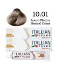 2 Unidades Coloração Itallian Color 10.01 Louro Platina Natural Cinza