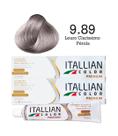 2 Unidades Coloração Itallian Color 9.89 Louro Claríssimo Pérola