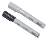 2 Unidades De Giz Liquido 6mm Preto / Branco Evoke Original Preto/branco 2 Unidades De Giz Liquido 6mm Preto / Branco Evoke Original Preto/branco