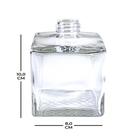 2 Unidades de Vidro Cubo 350ml Sem Tampa