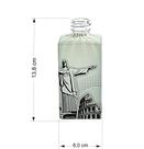 2 Unidades de Vidro Retangular 250ml Envel Monumentos Sem Tampa