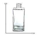 2 Unidades de Vidro Retangular 250ml Sem Tampa