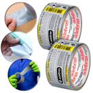 2 Unidades Fita Silver Tape Adelbras 48mm x 5 Metros Prata Multiuso