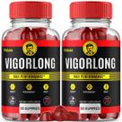 (2 unidades) Gomas Vigorlong, suplemento VigorLong Performance Blend de máxima potência, Vigorling gomas naturais com ingredientes saudáveis, fórmula premium avançada, suporte a avaliações (120 gomas)