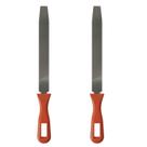2 Unidades Lima Chata Aco/Plastico "6" 15cm Certta