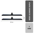 2 Unidades Rodo Para Limpeza De Alumínio Grande Eva Simples 60 Cm Puxa E Seca Banheiro Multiuso Sem Cabo