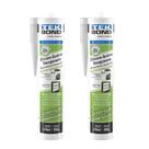 2 Unidades Silicone Acético Incolor 270ml Tekbond