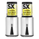 2 Unidades SX Secante De Esmalte Ultra Rápido Óleo Cora 10ml Vegano CrueltyFree Brilho Natural Proteção Contra Borrões