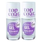 2 Unidades Top Coat Efeito Gel Base Hipoalergênico Esmalte 2 Unidades Top Coat Efeito Gel Base Hipoalergênico Esmalte