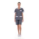 2 Unidades Uniforme Bermuda E Jaleco Algodão Premiun Lindo Tamanho:MCor:Cinza 2 Unidades Uniforme Bermuda E Jaleco Algodão Premiun Lindo Tamanho:MCor:Cinza