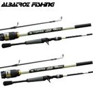 2 Varas Albatroz 12lb 1,68m Cinza Carretilha Topaz Color