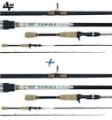 2 Varas Para Carretilha Albatroz Topaz 6"0" (1,80m) 6-12Lb TPZ602M - 2 Partes