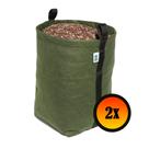 2 Vasos Plantas Feltro 30 Litros King Pot
