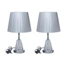 2 X Abajur De Mesa Moderno Luminária Mesa De Cabeceira Luxo
