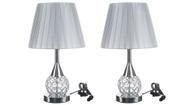 2 X Abajur Luminária Quarto Sala Cristal Led