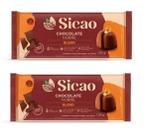 2 x CHOCOLATE BARRA SICAO NOBRE 1,01Kg BARRY CALLEBAUT BLEND